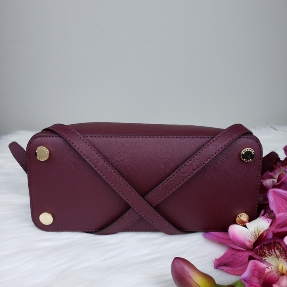 🌺NWT Michael Kors LG Emmy dome backpack merlot MK - Picture 5 of 8